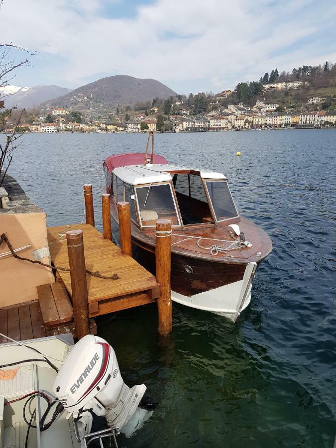Villa Monziani, Exclusive Island Lakeside Villa オルタ・サン・ジューリオ エクステリア 写真